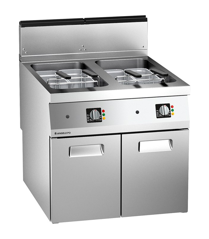 1N1FR2I GAS FRYER 2 WELLS 22+22 L