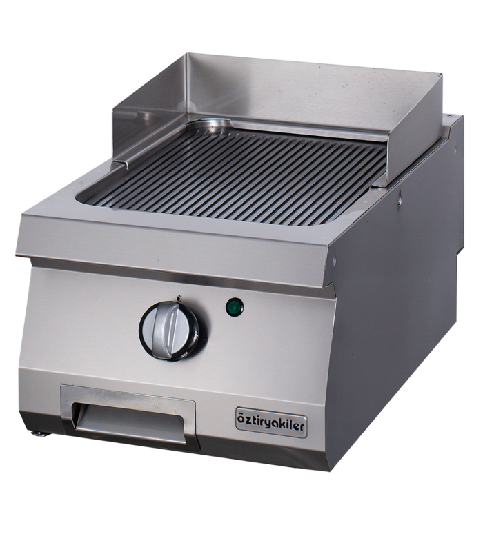 Half Module Ribbed Electric Grill,Chromium Plated Electrical